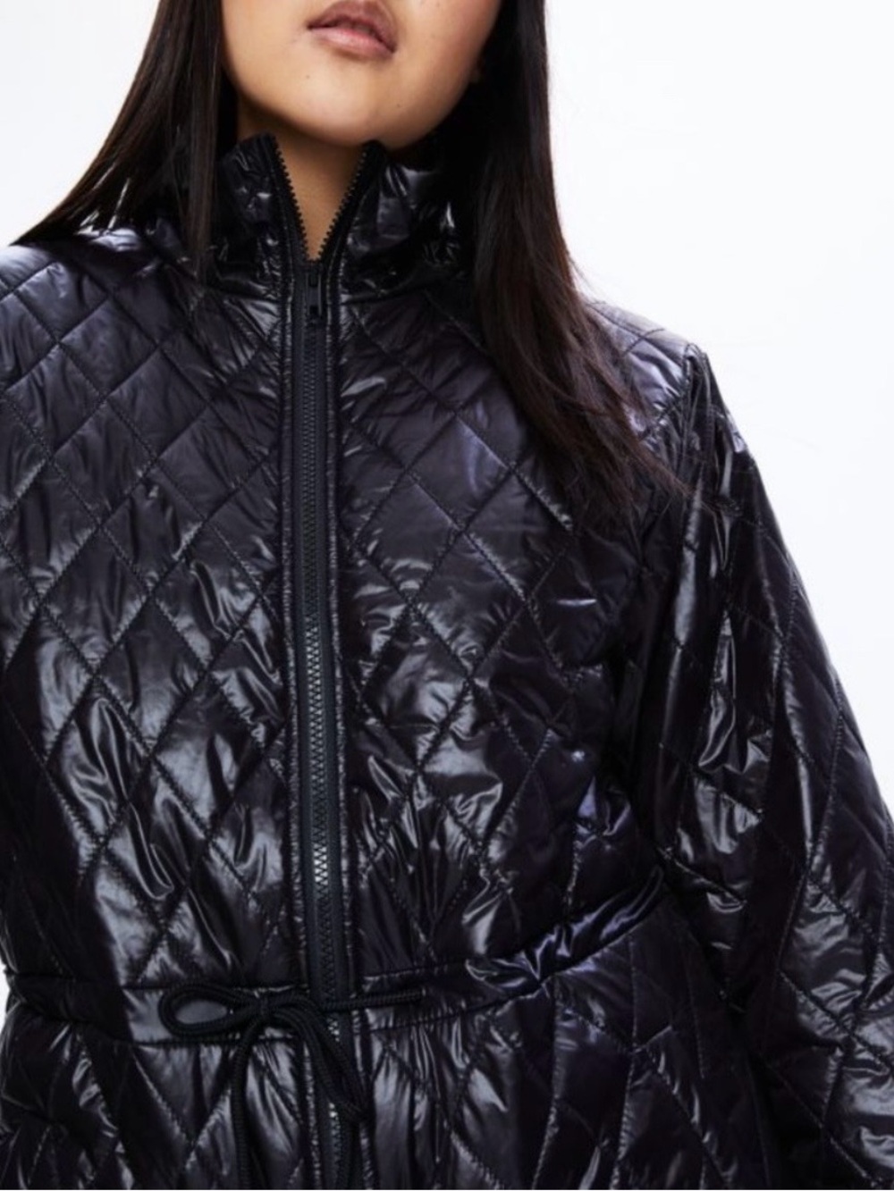 H&M Water-Repellent Quilted Snow Suit Black NEW - Picture 5 of 13